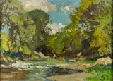 Untitled by William Dodd, Oil on board -, sold Nov 2024