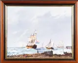 Untitled by Graham Jowett-Ive, oil, sold Nov 2024