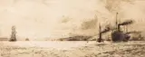 Untitled by William Lionel Wyllie, Etching -, offered Oct 2024