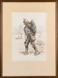A Heilan Lad by Charles 'snaffles' Johnson Payne, print (other), offered Aug 2024