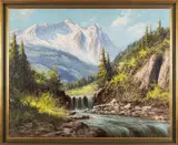 Untitled by Laszlo Neogradi, Oil on canvas -, offered Aug 2024