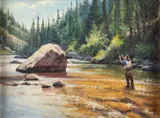 Untitled by Robert Murrey, Oil on board -, offered Aug 2024