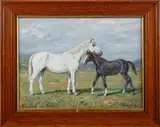 Untitled by Imogen Muntz, 1936, Oil on board -, sold Aug 2024