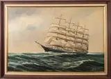 Untitled by Thorolf Frederik Pedersen, Oil on canvas, sold Aug 2024