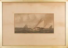 Untitled by Donald Maxwell, Pen and ink wash with highlights in gouache -, sold Aug 2024