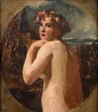A Water Nymph - Oil by William Etty, Oil on panel, offered Jul 2024