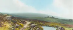 A view in Dartmoor - Gouache - 33 by Reginald Daniel Sherrin, Gouache, offered Jul 2024