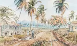 Untitled by William Melville, watercolor, sold Jul 2024