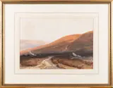 On the Yorkshire Wolds - Watercolour - 23 by William Roxby Beverley, Watercolour, offered Jul 2024
