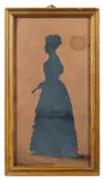 Portrait of Lady Caroline Lamb by Auguste Edouart, sculpture, sold Jul 2024