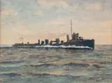 Untitled by Roger Fisher, Oil on board -24 x, sold Jul 2024