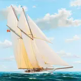'The Meteor by Ivan Berryman, oil on canvas, offered Jul 2024