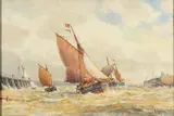 Untitled by Frederick James Aldridge, Watercolour -36 x, sold Jul 2024