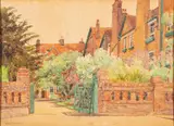 Untitled by Nora Davison, Watercolour on linen -, sold Jun 2024
