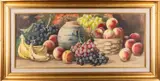 Still life of bananas by Giovanni Barbaro, oil, sold Jun 2024