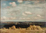 Harvest Landscape by Willy ter Hell, 1914, Oil on board, sold Jun 2024