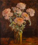 Winter Bunch by Dora Johns, Oil on board -60 x, sold Jun 2024