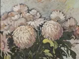 White Chrysanthemums - Watercolour - 25 by Robert James Ferguson, Watercolour, offered Jun 2024
