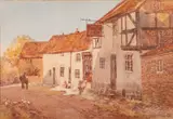 Near Chepstow by Francis Brown Tighe, 1897, watercolor, sold Jun 2024