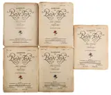 Lucien. GAZETTE DU BON TON: Art-Modes & Frivolités, Paris 1913-14, 4 vol. by Fashion. Vogel, sculpture, sold May 2024