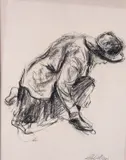 Untitled by G. Williams, Charcoal, sold May 2024