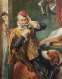 Untitled by John Gilbert, Watercolour, sold May 2024