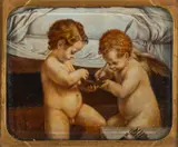 After Antonio Allegri da Correggio by Ignazio Curion, oil, sold Apr 2024