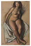 Untitled by James Stroudley, pastel and charcoal, offered Jun 2024