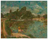 Untitled by Wilfred Fairclough, oil on board, offered Jun 2024