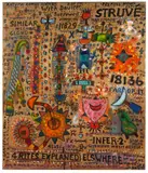 C.b.e., h.r.s.w., r.a. (british, 1920-2014) by Alan Davie, oil on canvas, offered Jun 2024