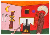 C.b.e., h.r.s.w., r.a. (british, 1920-2014) by Alan Davie, 1972, gouache, offered Jun 2024