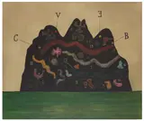 C.b.e., h.r.s.w., r.a. (british, 1920-2014) by Alan Davie, oil on canvas, offered Jun 2024