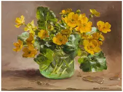 Untitled by Anne Cotterill, oil on board, offered Jun 2024