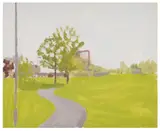 Untitled by Danny Markey, oil on board, offered Jun 2024