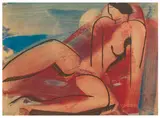 Untitled by Mary Stork, gouache, offered Jun 2024