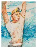 Untitled by Peter McLaren, watercolour and ink, offered Jun 2024