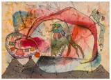 Untitled by Grace Pailthorpe, watercolour and ink, offered Jun 2024