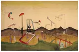 Untitled by Conroy Maddox, gouache, offered Jun 2024