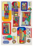 C.b.e., r.a. (british 1924-2005) by Eduardo Paolozzi, gouache and ink, offered Jun 2024