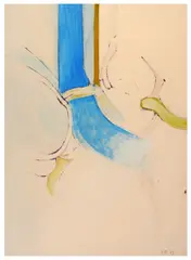 Untitled by Adrian Heath, gouache, offered Jun 2024
