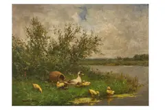 Untitled by Constant Artz, oil on board, offered Jun 2024