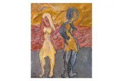 Untitled by Henryk Gotlib, oil on canvas, offered Jun 2024