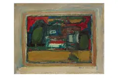 Untitled by Alfred Cohen, oil on canvas, offered Jun 2024