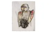 Untitled by Michael Hafftka, mixed media on paper, offered Jun 2024