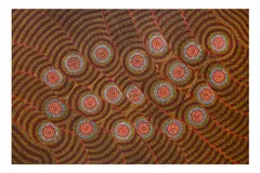 Untitled by William Sandy, acrylic on linen, offered Jun 2024