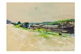 Untitled by Albert Lebourg, watercolour, offered Jun 2024