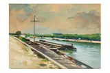 Untitled by Albert Lebourg, watercolour, offered Jun 2024