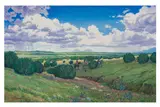 Untitled by Tom E. Scarborough, oil on board, offered Jun 2024