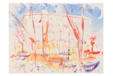 Untitled by Jake Sutton, watercolour and coloured, offered Jun 2024