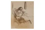 Untitled by Pietro Annigoni, ink and wash, offered Jun 2024